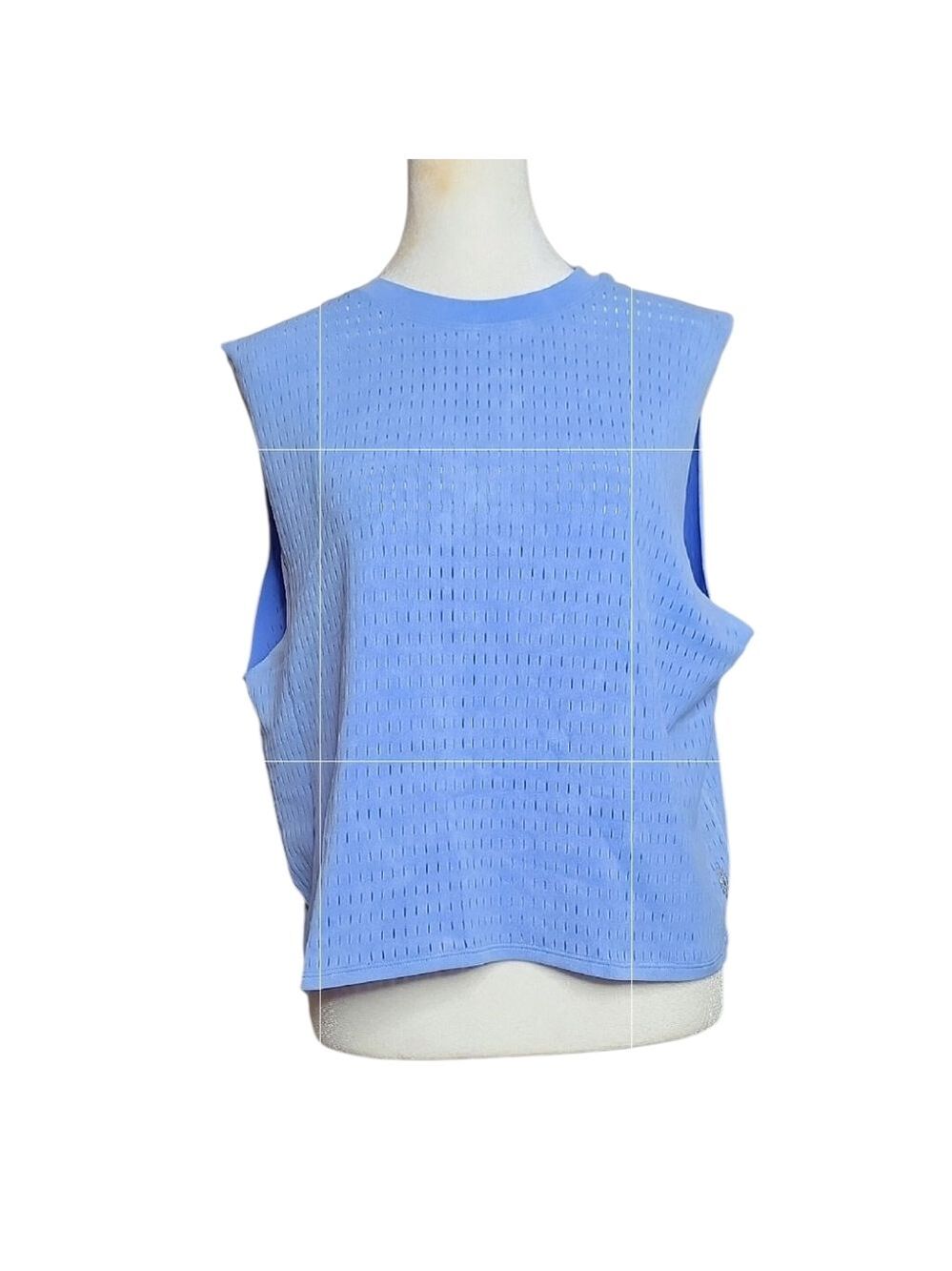 Free People Light Blue Sleeveless Muscle Tee
